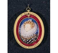 ARTXLXXBN Famoso PóSter Arte Pared Moderno Pintura Ritratto della regina Elisabetta I di Nicholas Hilliard para Decoraciones del Hogar 60x90cm