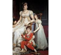 ARTXLXXBN Famoso PóSter Arte Pared Moderno Pintura Ritratto di Marie Annonciade conosciuta come Carolina Bonaparte di Pascal Simon Gerard para Decoraciones del Hogar 60x90cm