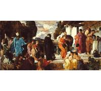 ARTXLXXBN Famoso PóSter Arte Pared Moderno Pintura Studio per Andromaca prigioniera di Frederic Leighton para Decoraciones del Hogar 60x90cm