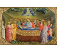 ARTXLXXBN Famoso PóSter De Lienzo CláSicas Poster Funerali della Vergine Maria Dalla predella della pala Annunciazione di p para la Decoración de la Sala de Estar 60x90cm