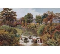 ARTXLXXBN Famoso PóSter De Lienzo CláSicas Poster i giardini Buxton di Alfred Robert Quinton para la Decoración de la Sala de Estar 60x90cm