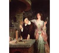 ARTXLXXBN Famoso PóSter De Lienzo CláSicas Poster il Laboratorio di John Collier para la Decoración de la Sala de Estar 60x90cm