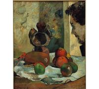 ARTXLXXBN Famoso PóSter De Lienzo CláSicas Poster Nature Morte Au Profil De Laval di Paul Gauguin para la Decoración de la Sala de Estar 60x90cm