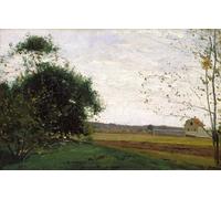 ARTXLXXBN Famoso PóSter De Lienzo CláSicas Poster Paesaggio di Camille Pissarro para la Decoración de la Sala de Estar 60x90cm