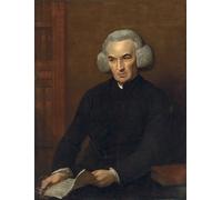 ARTXLXXBN Famoso PóSter De Lienzo CláSicas Poster Ritratto del dottor Richard Price con in mano una lettera di Benjamin West para la Decoración de la Sala de Estar 60x90cm