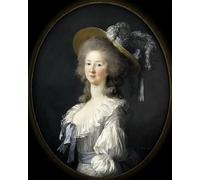 ARTXLXXBN Famoso PóSter De Lienzo CláSicas Poster Ritratto di Maria Luisa di Savoia Principessa di Lamballe di Elisabeth Louise Vigee Lebrun para la Decoración de la Sala de Estar 60x90cm
