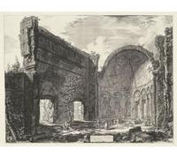ARTXLXXBN Lienzo Imagen Art Cuadro Lienzo Tivoli Resti di una stanza del Castro Praetorio nella Villa Adriana a Tivoli di Battista Piranesi para la Decoración del Hogar de la Oficina 60x90cm