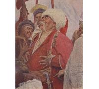 ARTXLXXBN Murales Pared Particolare del dipinto La risposta dei cosacchi zaporoziani al sultano Mehmet Iv di Ilya Efimovich Repin para la Decoración del Hogar del Dormitorio 60x90cm