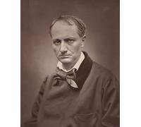 ARTXLXXBN Pinturas Famosas Lienzo Imagen Art Cuadro Lienzo Charles Baudelaire stampato da Etienne Carjat para la Decoración del Hogar de la Oficina 60x90cm