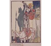 ARTXLXXBN Pinturas Famosas Lienzo Imagen Art Cuadro Lienzo Don Quijote De don Quijote De La Mancha por Walter Crane para la Decoración del Hogar de la Oficina 60x90cm