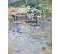 ARTXLXXBN Pinturas Famosas Lienzo Imagen Art Cuadro Lienzo il porto di Nizza di Berthe Morisot para la Decoración del Hogar de la Oficina 60x90cm