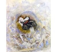 ARTXLXXBN Pinturas Famosas Lienzo Imagen Art Cuadro Lienzo Il sogno della terra di un bambino di Richard Doyle para la Decoración del Hogar de la Oficina 60x90cm