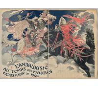 ARTXLXXBN Pinturas Famosas Lienzo Imagen Art Cuadro Lienzo L'Andalusia Al Tempo Dei Mori Di Eugene Grasset para la Decoración del Hogar de la Oficina 60x90cm