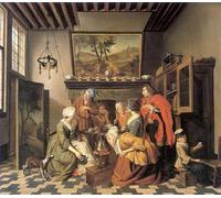 ARTXLXXBN Pinturas Famosas Lienzo Imagen Art Cuadro Lienzo L'ora del tè Jan Jozef Horemans II para la Decoración del Hogar de la Oficina 60x90cm