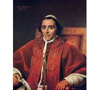 ARTXLXXBN Pinturas Famosas Lienzo Imagen Art Cuadro Lienzo Ritratto di Pio Vii - Jacques Louis David para la Decoración del Hogar de la Oficina 60x90cm