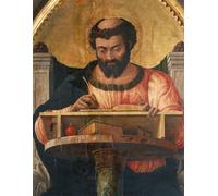 ARTXLXXBN Pinturas Famosas Lienzo Imagen Art Cuadro Lienzo San Luca alla sua scrivania Particolare della Pala di San Luca di Andrea Mantegna para la Decoración del Hogar de la Oficina 60x90cm