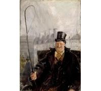 ARTXLXXBN Pinturas Famosas Lienzo Imagen Art Cuadro Lienzo Uomo parigino di Christian Krohg para la Decoración del Hogar de la Oficina 60x90cm