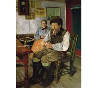 ARTXLXXBN Pinturas Famosas Murales Pared Lienzos De Animales il Net Binder di Christian Krohg para la Decoración del Hogar del Dormitorio 60x90cm