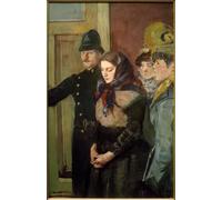 ARTXLXXBN Pinturas Famosas Pinturas Murales Cuadros Abstractos Albertine di Christian Krohg para Decoración de Paredes 60x90cm
