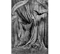 ARTXLXXBN Pinturas Famosas Pinturas Murales Cuadros Abstractos Illustrazione per la poesia Il corvo di Gustave Dore para Decoración de Paredes 60x90cm