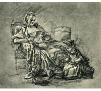 ARTXLXXBN Pinturas Famosas Pinturas Murales Cuadros Abstractos la Lettera di Jean Baptiste Simeon Chardin para Decoración de Paredes 60x90cm