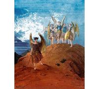 ARTXLXXBN Pinturas Famosas PóSter Arte Pared Moderno Pintura El paraíso perdido del enemigo es conquistado por Gustave Dore para Decoraciones del Hogar 60x90cm