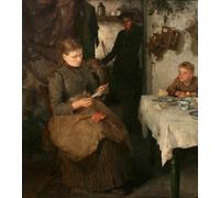 ARTXLXXBN Pinturas Famosas PóSter Arte Pared Moderno Pintura Il Messaggio Henry Tuke para Decoraciones del Hogar 60x90cm