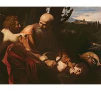 ARTXLXXBN Pinturas Famosas PóSter Arte Pared Moderno Pintura il Sacrificio di Isacco di Merisi Caravaggio para Decoraciones del Hogar 60x90cm