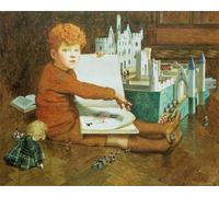 ARTXLXXBN Pinturas Famosas PóSter De Lienzo CláSicas Poster il castello dei giocattoli Byam Liston Shaw para la Decoración de la Sala de Estar 60x90cm