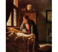ARTXLXXBN Pinturas Famosas PóSter De Lienzo CláSicas Poster il geografo di Jan Vermeer Van Delft para la Decoración de la Sala de Estar 60x90cm