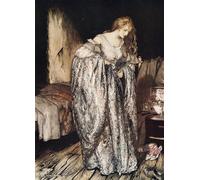 ARTXLXXBN Pinturas Famosas PóSter De Lienzo CláSicas Poster il vero tesoro di Arthur Rackham para la Decoración de la Sala de Estar 60x90cm