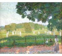 ARTXLXXBN Pinturas Famosas PóSter De Lienzo CláSicas Poster la partita di cricket di Spencer Frederick para la Decoración de la Sala de Estar 60x90cm