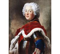 ARTXLXXBN Pinturas Famosas PóSter De Lienzo CláSicas Poster Ritratto di Federico II di Hohenzollern detto Federicodi Antoine Pesne para la Decoración de la Sala de Estar 60x90cm