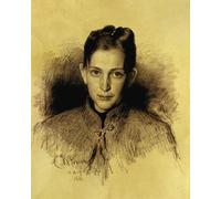 ARTXLXXBN Pinturas Famosas PóSter De Lienzo CláSicas Poster Ritratto di Oa Makarova di Il'ya Repin para la Decoración de la Sala de Estar 60x90cm