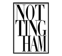 Artze Wall Art Póster de Nottingham, tamaño A3