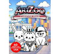 ArtZoo - Coloring Book: Animals in U.S. Cities - Bold & Easy Coloring (Ages 3-6)