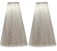 ARUAL Coloración Permanente en Crema, 60 Ml, Plata (Paquete de 2)