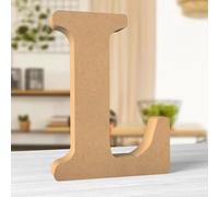 Aruatu Letra L de madera de balsa de 12 pulgadas para decoración de pared