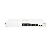 HPE Aruba Networking Aruba Instant On 1830 24G 12p Class4 PoE 2SFP 195W Gestionado L2 Gigabit Ethernet (10/100/1000) Energía sobre Ethernet (PoE) 1U