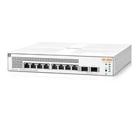 Aruba Instant On 1930 10 Puertos PoE GB Ethernet 8xGE PoE (124W), 2X 1G SFP, L2+ Smart Switch US Cord (JL681A)