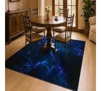 ARUGYTEI Alfombras lavables para salón, 120 x 200 cm, abstracto, azul, morado, verde, negro, alfombra suave para salón, granja, comedor, decoración del hogar,