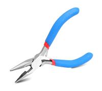 Aruicheng Alicates de punta fina, alicates de precisión, alicates planos pequeños, para hacer joyas, herramientas de mano para cuentas, joyas, collares, reparación