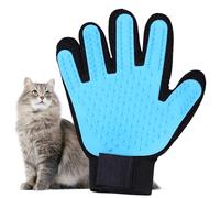 Aruicheng Guante para mascotas, cepillo eficiente, guante para el cuidado del pelo, eliminador de pelo de gato, guante de masaje, perfecto para perros y gatos con pelo largo y corto