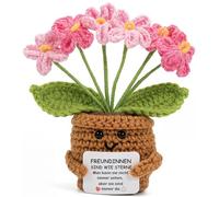 Aruigu Regalos para novia - Ramo de nomeolvides hecho a mano con tarjeta, regalo de cumpleaños, Navidad, regalo de cumpleaños, para mujeres, adolescentes, niñas, novias, adolescentes