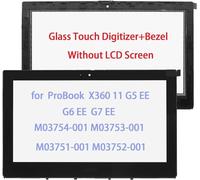 ARUISIFX Pantalla táctil de repuesto de 11.6 pulgadas para HP ProBook X360 11 G5 EE G6 G7 EE digitalizador táctil de vidrio + montaje de bisel (sin pantalla LCD)