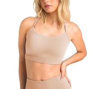 Aruki Sujetador Deportivo con Espalda en Forma de Y para Mujer, Sostén de Bajo Impacto, Soporte Ligero para Relajación, Yoga, Pilates, Entrenamientos de Baja Intensidad