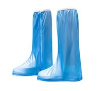 AruMinna 2 pares de fundas reutilizables impermeables de PVC antideslizantes para ciclismo, caminar, senderismo, hombres y mujeres, Blue, 36/37 EU