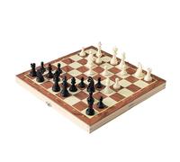 Arunasc ajedrez Juego de ajedrez Plegable magnético de Madera, Tablero de Juego Interior for Almacenamiento for Adultos, niños y Principiantes, Ideal for Viajes y Regalos. magnetico(24 * 24CM)