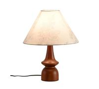 Arunasc lampara de noche Lámpara de noche de madera, lámpara de arte contemporáneo creativo, lámpara retro americana, for sala de estar, dormitorio, oficina, base de palisandro oscuro. candeeiro