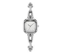 ARUNASC Reloj de Pulsera Reloj de Cuarzo Cuadrado Elegante y Delicado de Lujo for Mujer, Reloj de Pulsera Impermeable de Moda, Regalo for mamá y Esposa. Digital(Weiß)